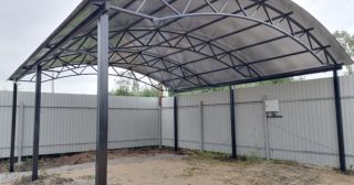 Арочные навесы из металлопрофиля Волжский, цена от 3498 руб.
