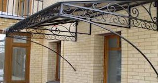 Кованные навесы к дому в волжском по доступной цене | НавесыВлж от 2088 рублей